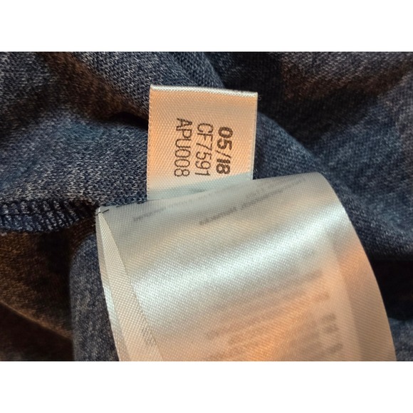 Adidas Mens 2XL PGA Golf Pullover Gray Navy Long Sleeve 1/4 Zip Pullover PGA - Picture 9 of 10